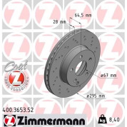 15 481 067 Sport Bremsscheibe VA Sport | MERCEDES W204,W212 07 | 400.3653.52