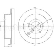 Bremsscheibe HA | HYUNDAI Santa Fe,Trajet,ix35,KIA 00 | 800-592C