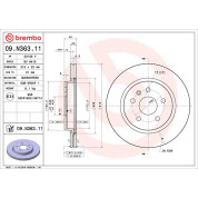 Bremsscheibe HA | OPEL | 09.N363.11