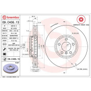 11 481 109 Brembo PREMIUM VA zweiteilig | BMW 518-535,640,650,730-740 09 | 09.C406.13