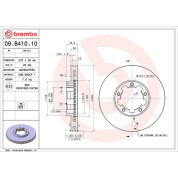 85 481 093 Bremsscheibe VA | NISSAN Cabstar/RENAULT TRUCKS 07 | 09.B410.10