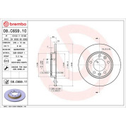 71 482 019 Bremsscheibe HA | PEUGEOT 308 13 | 08.C659.11
