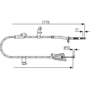 Handbremsseil re | NISSAN Primera | 1987482304
