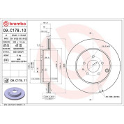 83 482 047 Bremsscheibe HA | MAZDA CX-7, CX-9 07 | 09.C178.11