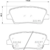 BREMBO Bremsklötze HA | HYUNDAI Santa Fe 12 | P 30 105