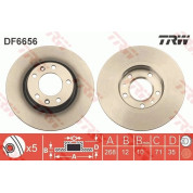 70 482 030 Bremsscheibe HA | CITROEN C4 13 | DF6656