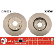 Bremsscheibe Chevrolet P. Epica 05 | DF6031