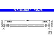 Bremsschlauch | 24.5170-0201.3