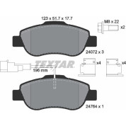 Bremsbelagsatz Fiat S. 500 07- 1.3D/Ka 09- 1.3Tdci | 2407202
