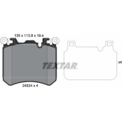 Bremsbelagsatz Bmw S. E70/E71 X5/X6 09- M Version | 2452401