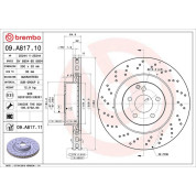 15 481 068 Bremsscheibe VA | MERCEDES W221 05 | 09.A817.11