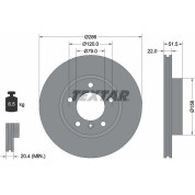 Bremsscheibe Bmw S. 3 (E36, E46), Z3 (E36), Z4 (E85) 1.6-2.8 09.90 | 92055605