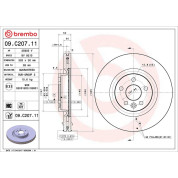 52 481 058 Bremsscheibe VA | LAND ROVER Discovery 14 | 09.C207.11