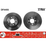 Bremsscheibe Honda P. Civic | DF4455