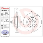 52 481 059 Bremsscheibe VA | LAND ROVER Discovery 14 | 09.B858.11