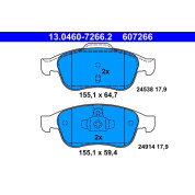 Bremsbelagsatz Dacia P. Dokker/Duster/Lodgy 1.2-1.6 12 | 13.0460-7266.2