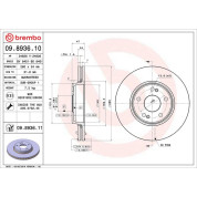 72 481 036 Bremsscheibe VA | RENAULT Laguna 01 | 09.8936.11