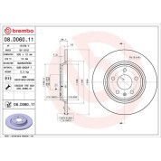 Bremsscheibe HA | AUDI A4, A5, Q5 15 | 08.D060.11