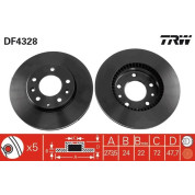 Bremsscheibe Mazda S. 323/626/6/Premacy 98-07 | DF4328