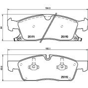 BREMBO Bremsklötze VA | JEEP Grand Cherokee 12 | P 37 015