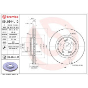 86 481 032 Bremsscheibe VA | HONDA Civic Type R 01-05 | 09.9544.11