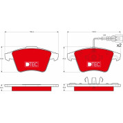 Bremsbelagsatz Vw P. Touareg 3.6-6.0 02-10 Dtec Cotec | GDB1651DTE