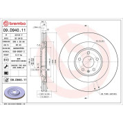 Bremsscheibe HA | PORSCHE | 09.D940.11