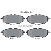 Bremsbelagsatz Subaru P. Legacy 03 | 2422201