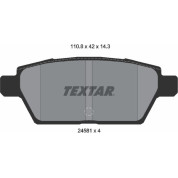 Bremsbelagsatz Mazda Vol. 6 2.3 02-07 | 2458102