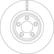 Bremsscheibe Jaguar P.Xk 06 | DF6223S