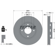 Bremsscheibe Mitsubishi P. Colt 05- 1.5 | 92204400