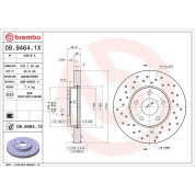 Bremsscheibe VA Xtra | FORD Focus,C-Max,VOLVO C30,S40 03 | 09.9464.1X
