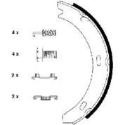 Handbremsbacken Db W124 | 91032800