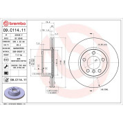 11 481 071 Bremsscheibe VA | BMW F20,F30 10 | 09.C114.11