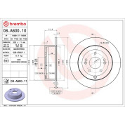 80 482 012 Bremsscheibe HA | HYUNDAI Santa Fe 06 | 08.A600.11