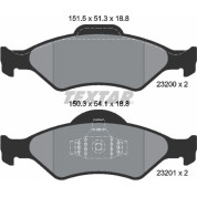 Bremsbelagsatz Ford P. Fiesta 96 | 2320001