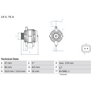 Lichtmaschine | RENAULT,OPEL | 0 986 042 191