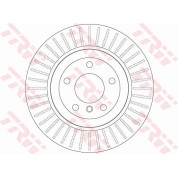11 482 053 Bremsscheibe HA | BMW E60 05 | DF6299