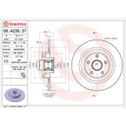 Bremsscheibe HA | RENAULT Espace 02 | 08.A239.37