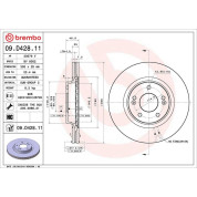 Bremsscheibe VA | HYUNDAI Ioniq KIA Niro 16 | 09.D428.11