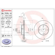 83 481 036 Bremsscheibe VA | MAZDA MX-5 93 | 09.7379.11