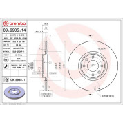 70 481 027 Bremsscheibe VA | CITROEN, C4,PEUGEOT 207RC,307 03 | 09.9935.11