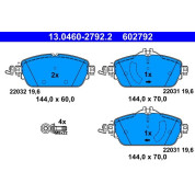 Bremsbelagsatz Db P. W205/W213 1.6-2.1 13 | 13.0460-2792.2
