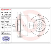 85 482 046 Bremsscheibe HA | NISSAN Qashqai 13 | 08.C546.11