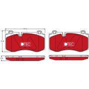 Bremsbelagsatz Db P. W211/W221/R230 05-13 Dtec Cotec | GDB1733DTE