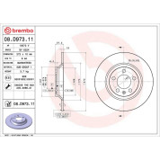 Bremsscheibe HA | AUDI A1,VW 18 | 08.D973.11
