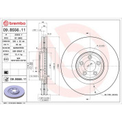 52 481 038 Bremsscheibe VA | JAGUAR XJ,XF 08 | 09.B556.11