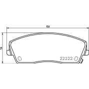 BREMBO Bremsklötze VA | CHRYSLER 300C 05 | P 11 041