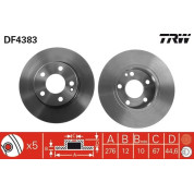 Bremsscheibe Db P. W169/W245 1,5-2,0 04-12 | DF4383