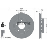 Bremsscheibe Audi T. A4 Quattro 95-01 | 92174205